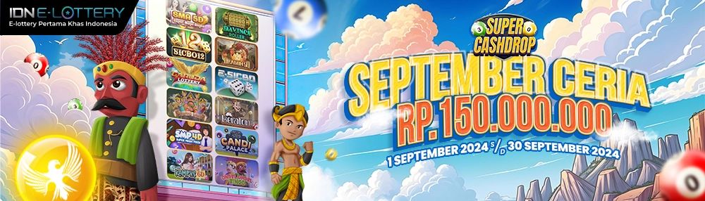 Super Cash Drop September Ceria